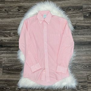 {brooks brothers} dress shirt • 14 1/2 - 32